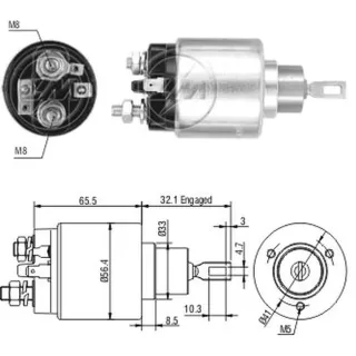 SOLENOIDE BOSCH 12V CHEVROLET MONZA