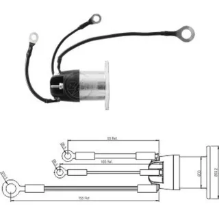 SOLENOIDE BOSCH 24V AUXILIAR  SCANIA P - R