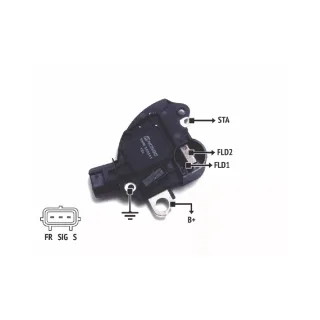 REGULADOR DE VOLTAJE MARELLI- FORD FOCUS 1.4-1.6 (IMPORTADO)