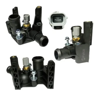 TERMOSTATO FORD ECOSPORT FOCUS FIESTA 1.6 SIGMA (CON SENSOR) OEM = 7M5G8K556AC