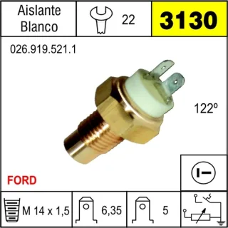BULBO TEMPERATURA FORD DEL REY Y PAMPA MOTOR 1.8