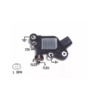 REGULADOR DE VOLTAJE 12V. BOSCH- FIAT LINEA (IMPORTADO)