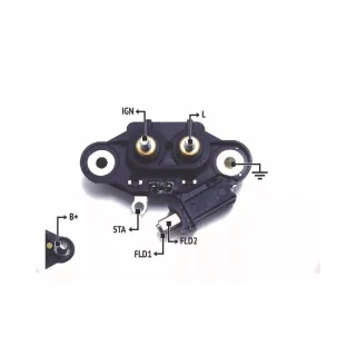 REGULADOR DE VOLTAJE 12V. VALEO - CLIO/R19 C/2 TORNILLOS (IMPORTADO)