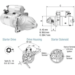 ARRANQUE FORD CARGO 12V