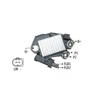 REGULADOR DE VOLTAJE VALEO VOLKSWAGEN 12V EQUIVALENCIAS  599140(IMPORTADO)