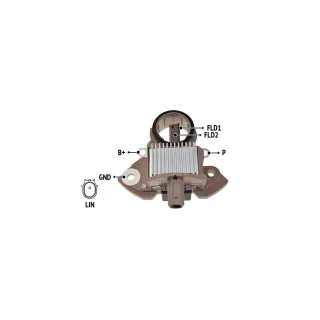 REGULADOR DE VOLTAJE MITSUBISHI / HONDA 12V EQUIVALENCIAS 31150-5A2-A01  7003219E  7009Z18P(IMPORTADO)