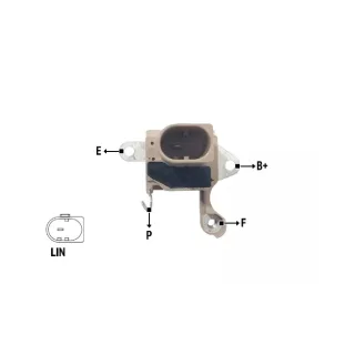 REGULADOR DE VOLTAJE NIPPONDENSO JAGUAR 12V EQUIVALENCIAS  126000-3570  GC6 3570 (IMPORTADO)