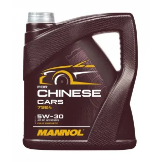 ACEITE SINTETICO MANNOL 5W30 4L FOR CHINESE CARS / PARA AUTOS CHINOS - API SN (RC)  / ILSAC GF-6A - X1 UNIDAD
