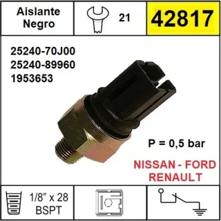 BULBO ACEITE FORD MAVERICK DIESEL / NISSAN: 100NX- 200SX- 240SX- BLUEBIRD- MAXIMA III IV V-  MURANO 3.5, PATHFINDER 3.0 3.3 3.5 PATROL PICK UP- PRIMER
