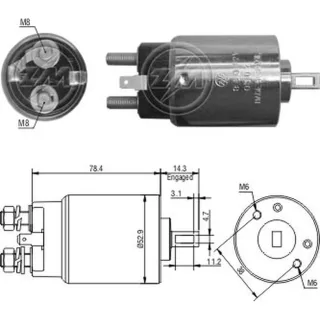 SOLENOIDE BOSCH 12V NISSAN 2.5/2.3 DIESEL
