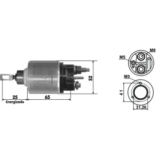 SOLENOIDE BOSCH 12V CITROEN BERLINGO /C3 /SAXO XSARA/P.106