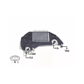 REGULADOR DE  VOLTAJE 12V DELCO CHERY (IMPORTADO)