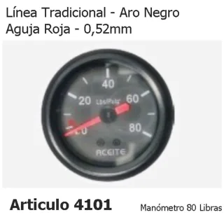 INSTRUMENTAL DEPORTIVO MANOMETRO 80 LIBRAS