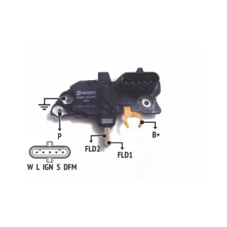 REGULADOR DE VOLTAJE  IVECO- JOHN DEERE- RENAULT- VOLVO-24V (IMPORTADO)