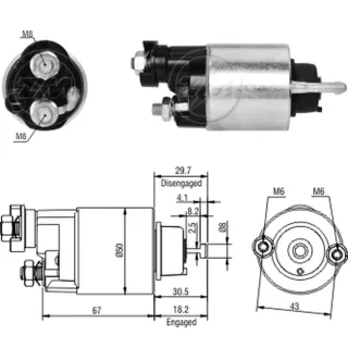 SOLENOIDE NIPPONDENSO 12V HONDA CIVIC
