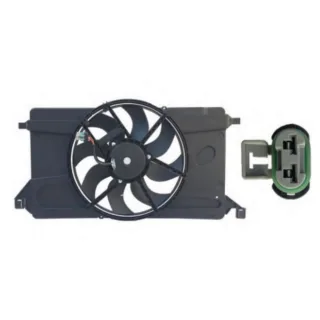 ELECTROVENTILADOR FORD FOCUS : 1.6 NAFTA >06'   CON ENC.  - FLUJO: ASPIRANTE -  SENTIDO GIRO: HORARIO - EXT: 385 - POTENCIA: 204 W - COD HELICE: 3272