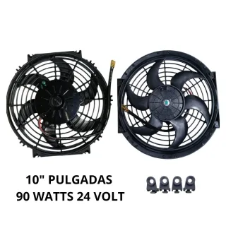 ELECTROVENTILADOR UNIVERSAL 10" 90W 24V ASP/SOP HORARIO/ ANTIHORARIO EQUIVALENCIA = EV903