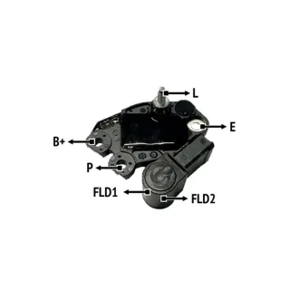 REGULADOR DE VOLTAJE VALEO FIAT DOBLO IDEA PUNTO QUBO STRADA / ALFA ROMEO MITO 12V EQUIVALENCIAS  9949639   2542871  2542934   2580128  	593434   5934