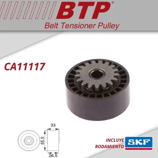 TENSOR POLY V RENAULT TWINGO CON ENGRANAJE OEM: 7700870795 VKM36023 F-123148 MEDIDAS: 55.5X33X26.5