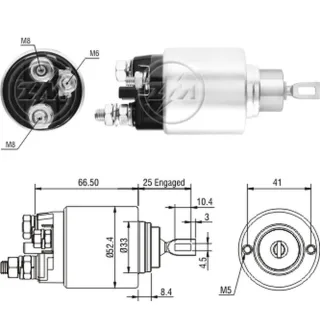 SOLENOIDE BOSCH 12V FIAT PALIO-SIENA-UNO FIRE