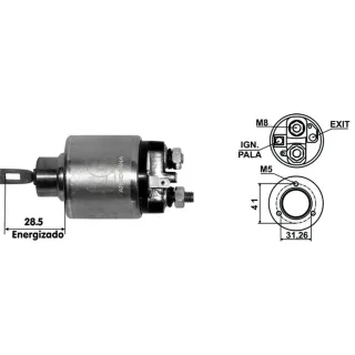 SOLENOIDE BOSCH 12V ESCORT1.6/1.8/2.0/POINTER 1.8/2.0/POLO 1