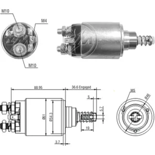 SOLENOIDE BOSCH 12V FORD DIESEL /NEW HOLLAND 4330V 6-220