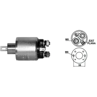 SOLENOIDE INDIEL 12V R.9-19-11 C/MOT.1.4-1.6/ CLIO 1.6