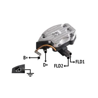 REGULADOR DE VOLTAJE 12V LUCAS INDIEL FORD TRACTOR (IMPORTADO)