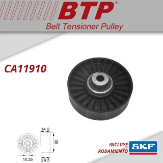 TENSOR POLY V FIAT A BARCHETTACOUPE 1.8 16V / BRAVOBRAVA-MAREA 1.4 12V, 1.8 16V / PALIO-SIENA 1.7TD SIN A/AC. OEM: 60610908 VKM 32001 532 0369 20  MED