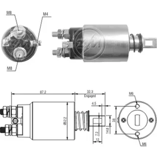 SOLENOIDE HITACHI 24V ISUZU- NISSAN