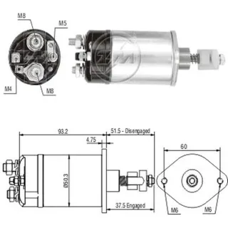 SOLENOIDE INDIEL 12V FORD FALCON-TAUNUS