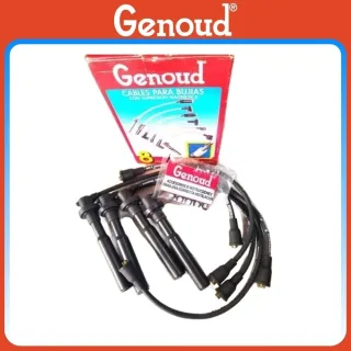 CABLE BUJIA PEUGEOT 404-504 HASTA 1978 C/PIPAS P/GNC