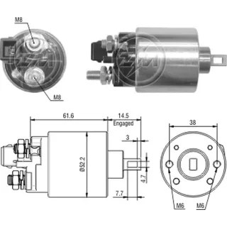 SOLENOIDE INDIEL 12 V AUDI A3 1.6/1.8T/SEAT CORDOBA/IBIZA