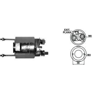 SOLENOIDE VALEO 12V R.4 RS TL/TX-18 GTL-FUEGO-TRAFIC-PEUGEOT