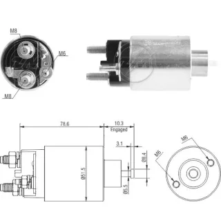 SOLENOIDE MITSUBISHI 12V FORD FOCUS- EXPLORER- ESCAPE 13<