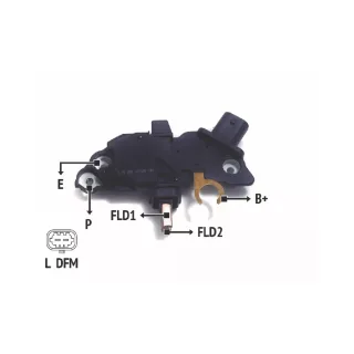 REGULADOR DE VOLTAJE BOSCH 12V. CHEVROLET- GM- ASTRA- VECTRA- ZAFIRA (IMPORTADO)