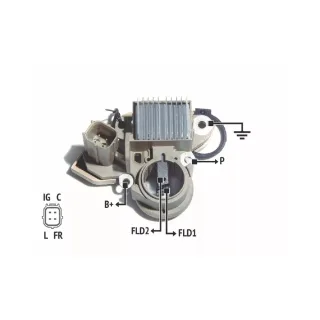 REGULADOR DE VOLTAJE 12V MITSUBISHI HONDA FIT 1.3 1.5 08< - CITY 1.5 09 (IMPORTADO)