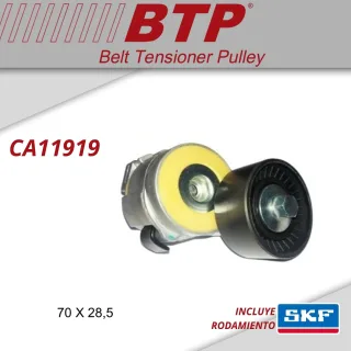 TENSOR POLY V FIAT DUCATO 2.3 JTD 16V - 2.3 MULTIJET 16V - IVECO DAILY 2.3 JTD 16V - 2.3 D 16V OEM: 504086751 VKMCV 52012 INA 533 0061 20 GATES T39138