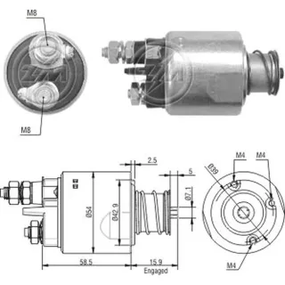SOLENOIDE VALEO 12V FIAT 1.3  JTD