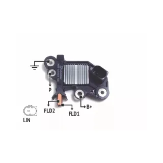 REGULADOR DE VOLTAJE BOSCH AUDI-A1-A3-Q2-Q3-TT SEAT-IBIZA-LEON-TOLEDO SKODA VW-CADDY-GOLF-NEW BEETLE-PASSAT-POLO-SCIROCCO-SHARAN-TIGUAN-TRANSPORTER-VE