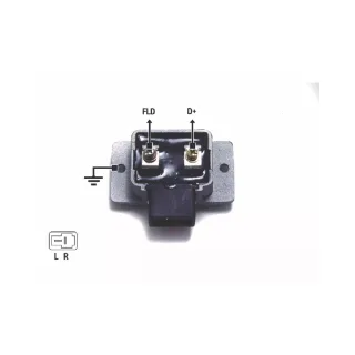 REGULADOR DE VOLTAJE ELECT. 12V. ASIA TOPIC / KIA BESTA (IMPORTADO)