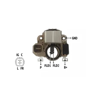 REGULADOR DE VOLTAJE 12V MITSUBISHI HONDA SUZUKI EQUIVALENCIAS 6561209D A866X31782(IMPORTADO)