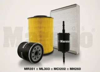 KIT FORD FOCUS III AIRE-ACEITE-COMBUSTIBLE-HABITACULO MR351-ML303-MCI202-MH260