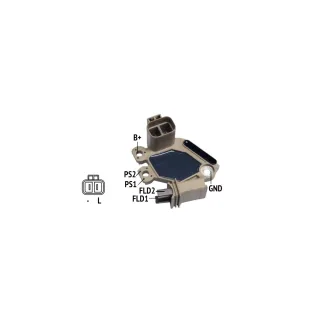 REGULADOR DE VOLTAJE 12V HYUNDAI ACCENT- COUPE FX- ELANTRA- GETZ- MATRIX- TUCSON KIA CARENS CERATO RIO EQUIVALENCIAS 	37370-22650  2455023 2607089   2
