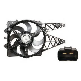 ELECTROVENTILADOR FIAT: PUNTO: JTD 1.3 DIESEL | : 1.8 NAFTA   CON ENC.  - FLUJO: ASPIRANTE -  SENTIDO GIRO: HORARIO - EXT: 398 - POTENCIA: 198 W - COD