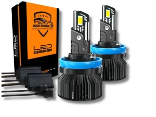 JUEGO LAMPARAS LED H11 65W 65000LM CON COOLER (USO OFF ROAD) (64211)