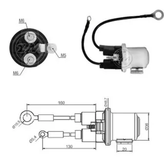 SOLENOIDE MITSUBISHI 24V RENAULT CAMIONES