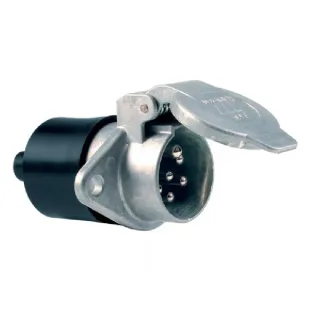 ENCHUFE DE ACOPLADO (MAX5A) FICHA ENCHUFE 5 PUNTOS-ALUMINIO