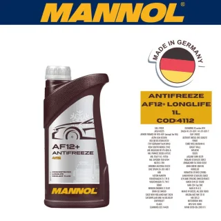 REFRIGERANTE MANNOL ANTIFREEZE AF 12+ 1L LONGLIFE (CONCENT.) CAJA (X20U) COLOR ROSA