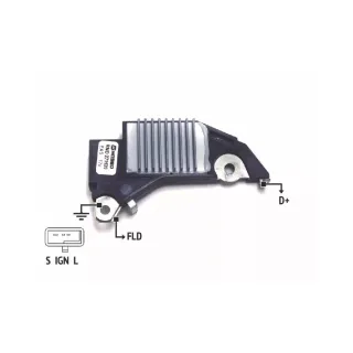 REGULADOR DE VOLTAJE DAEWOO 12V. (IMPORTADO)